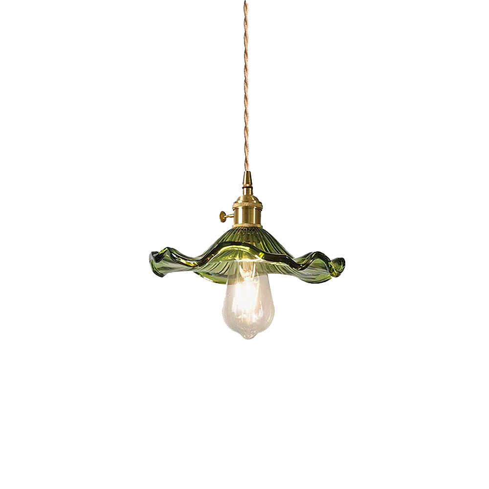 BowLift | Chic Hibiscus Glass Pendant Lamp