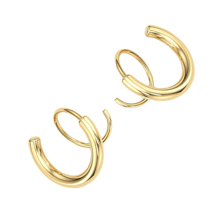 BowLift | Double Twist Spiral Earrings