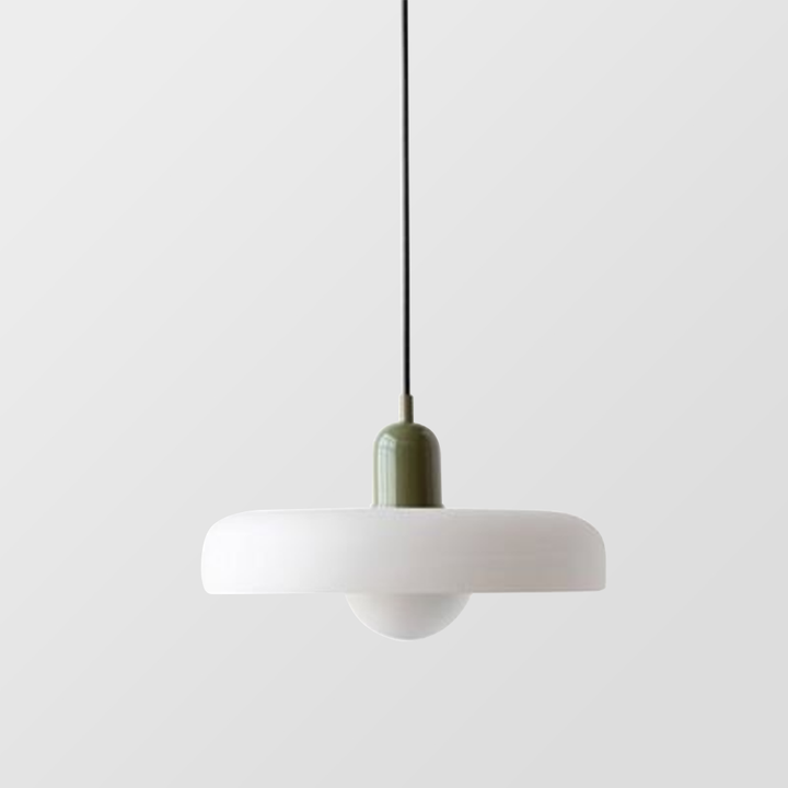 BowLift | Bauhaus Colored Glass Pendant Light
