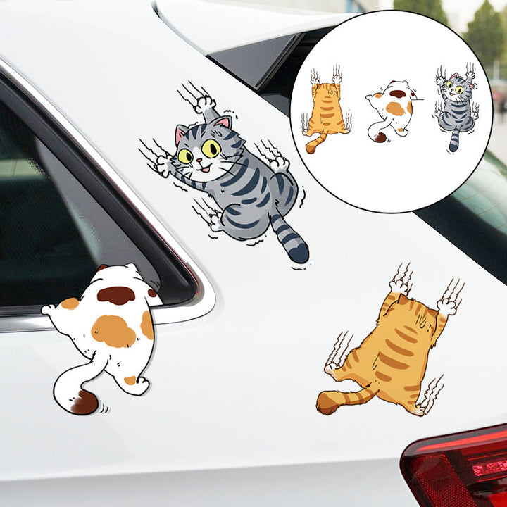 BowLift | Cute Cat Cartoon Car Sticker