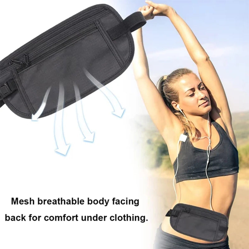 BowLift | Sport Hip Bag Adjustable with Zipper Pockets