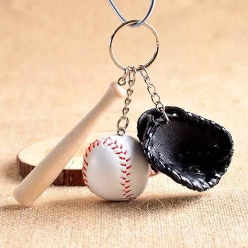 BowLift | Mini Baseball Glove Set Charm Keychain