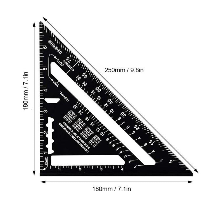 BowLift | 7/12 inch triangle carpenter square