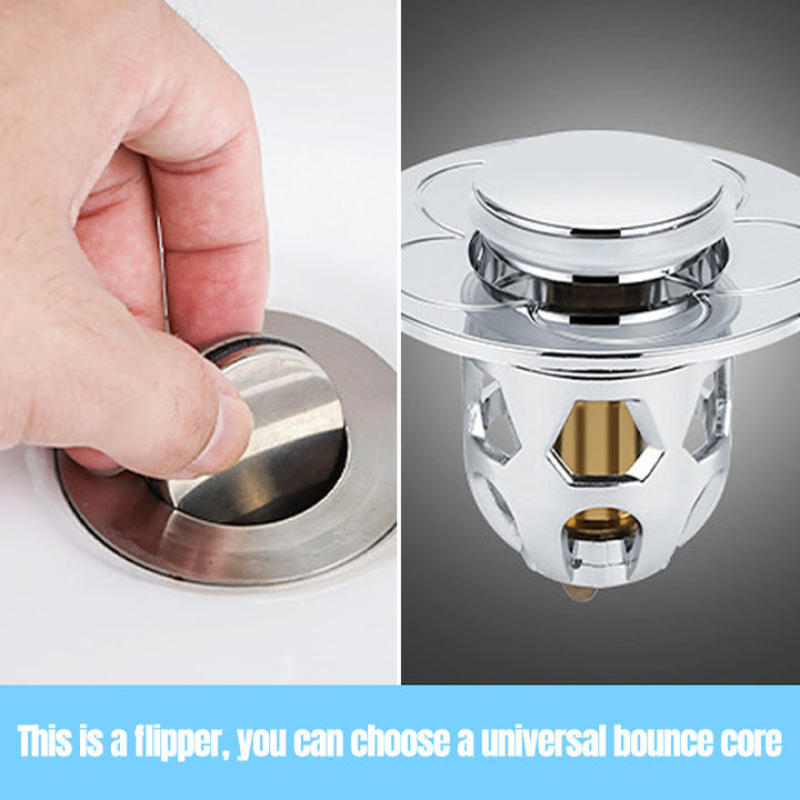 Universal Sink Drain Stopper for 34–40 mm Drains