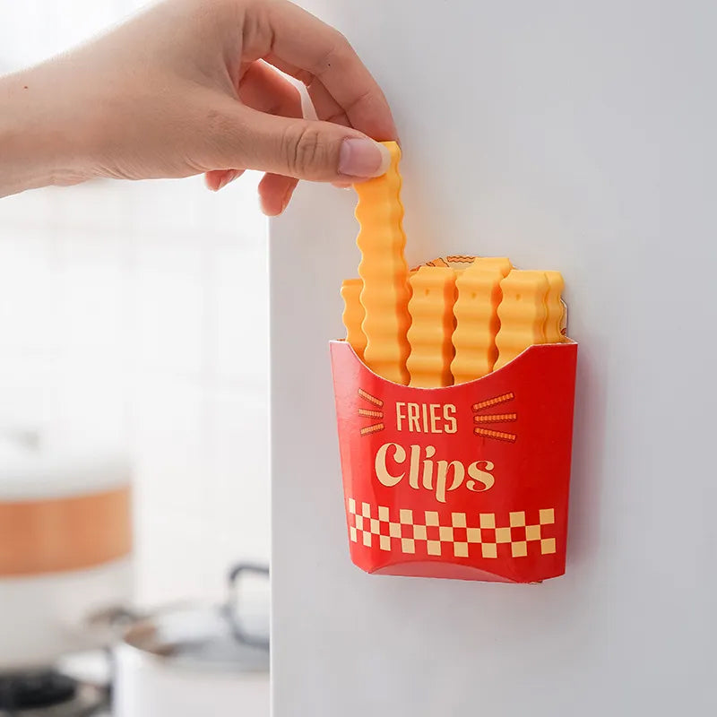 Funny Magnetic French Fries Food Clips | Bowlift