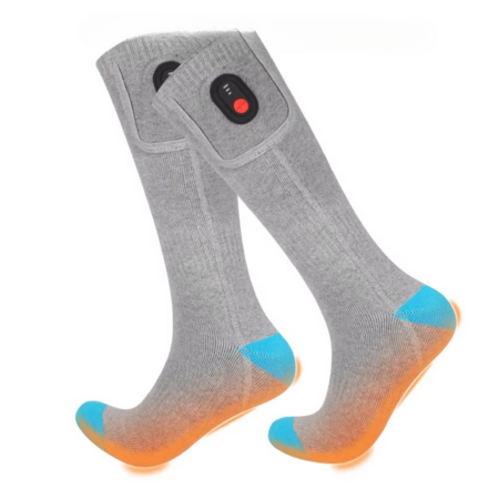 BowLift | Rechargeable USB Heated Socks with Electric Thermal Warming for Cold Weather
