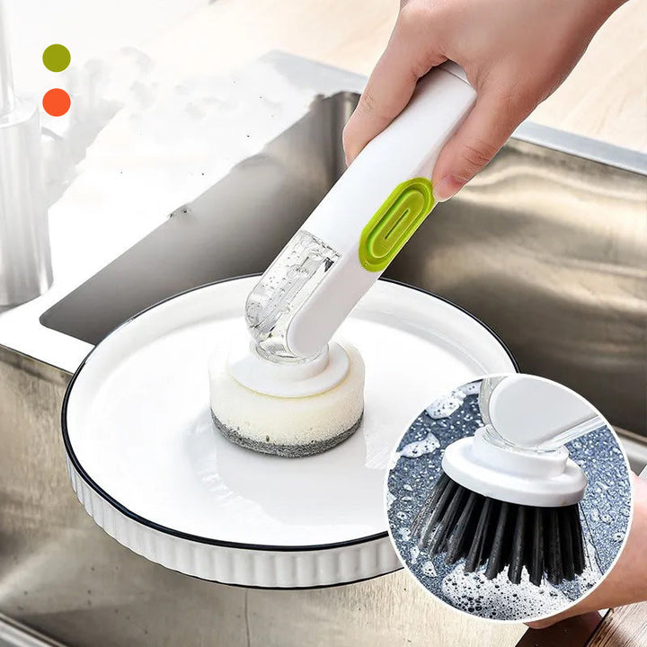 Multi-functional Long-handle Liquid-filled Cleaning Brush | Bowlift