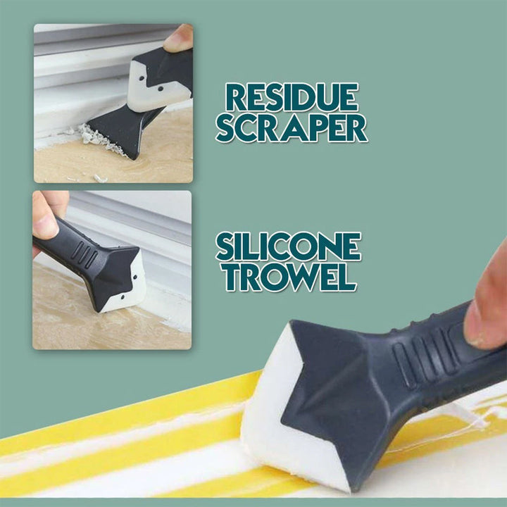 Silicone Caulking Tool Set, 3-Piece Scraper Kit