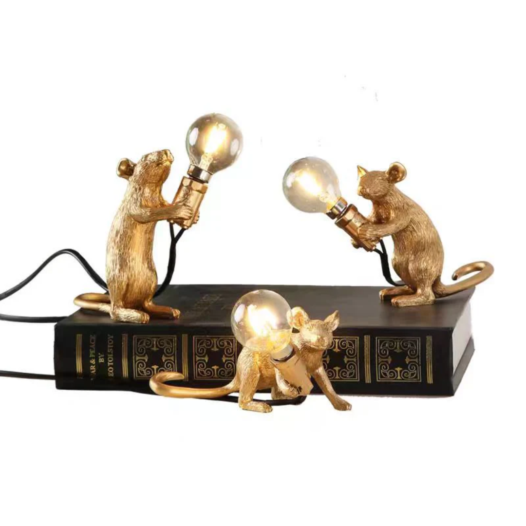 BowLift | Modern Mouse LED Table Lamp
