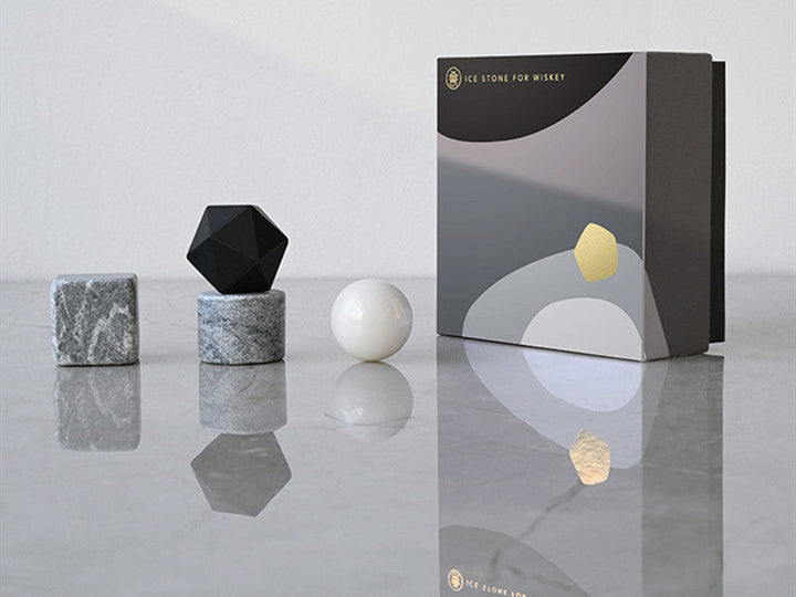 BowLift | Reusable Beverage Chilling Stones Set, for Wine, Beer, Champagne, Soda, Juice & More