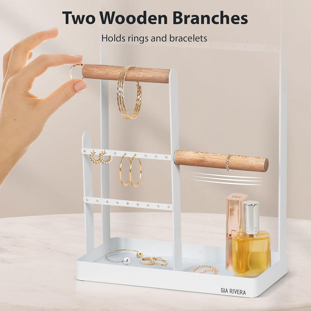 BowLift | Jewelry Stand Holder with 10 Hooks