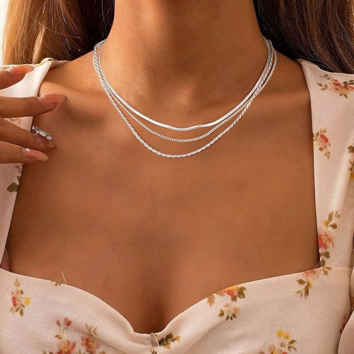 BowLift | 3pc Classic Necklace Choker Stack