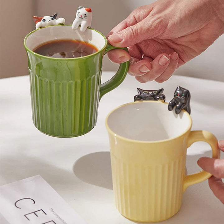 BowLift | Hanging in There Cat Ceramic Mug