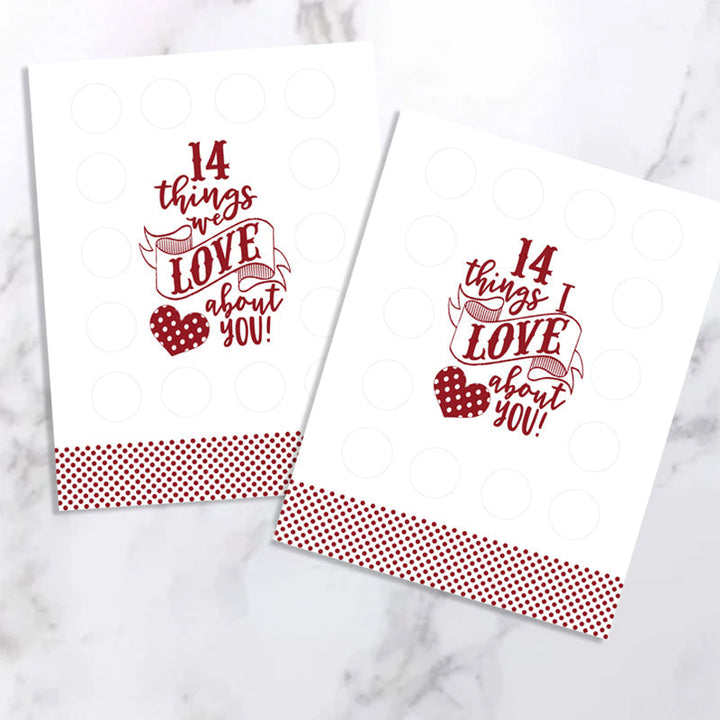 BowLift | Valentine's Scratching Advent "14 Things I Love About You!"