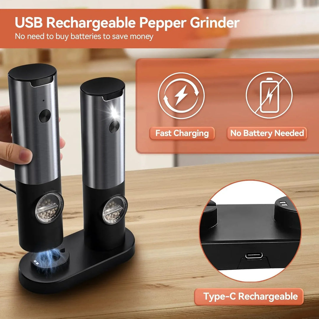 BowLift | Noble Electric Salt and Pepper Mill with Battery