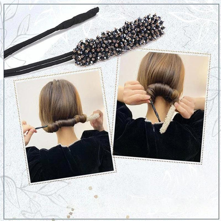 BowLift | Rhinestone Easy Bun Maker