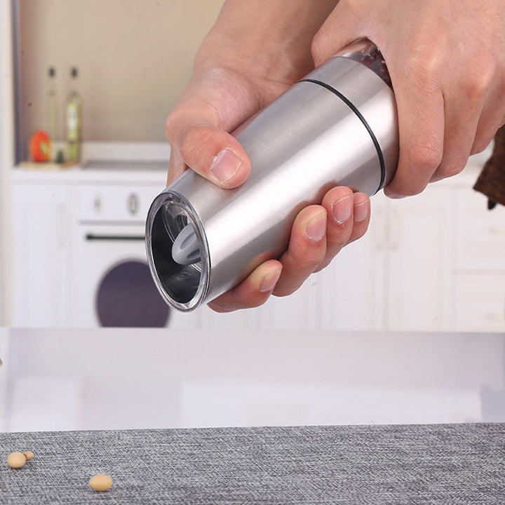 Automatic Electric Gravity Induction Salt and Pepper Grinder | Bowlift