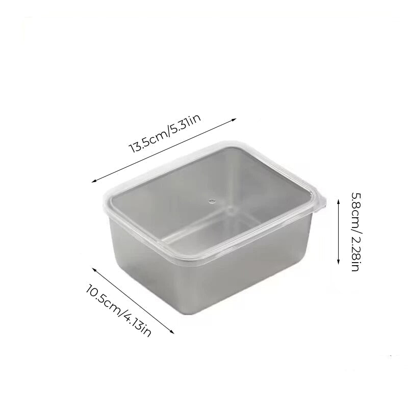 BowLift | Stainless Steel Square Plate (With Lid)