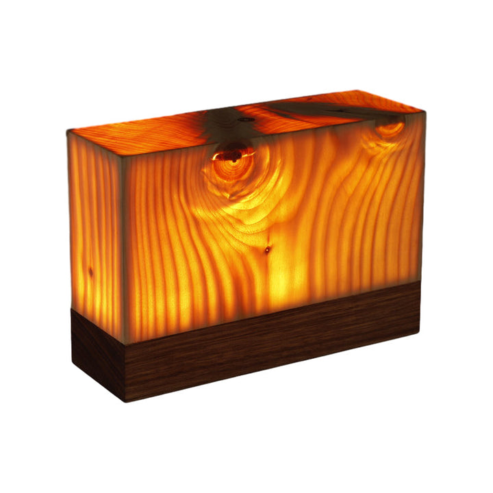 BowLift | LumiWood – LED table lamp with battery and touch control