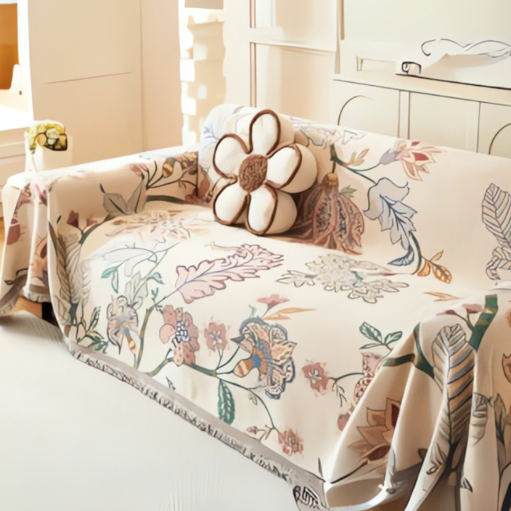 BowLift | Amara Floral Reversible Sofa Cover