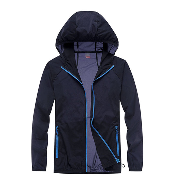 Ultralight UV Protection Clothing with High Collar and Side Pockets