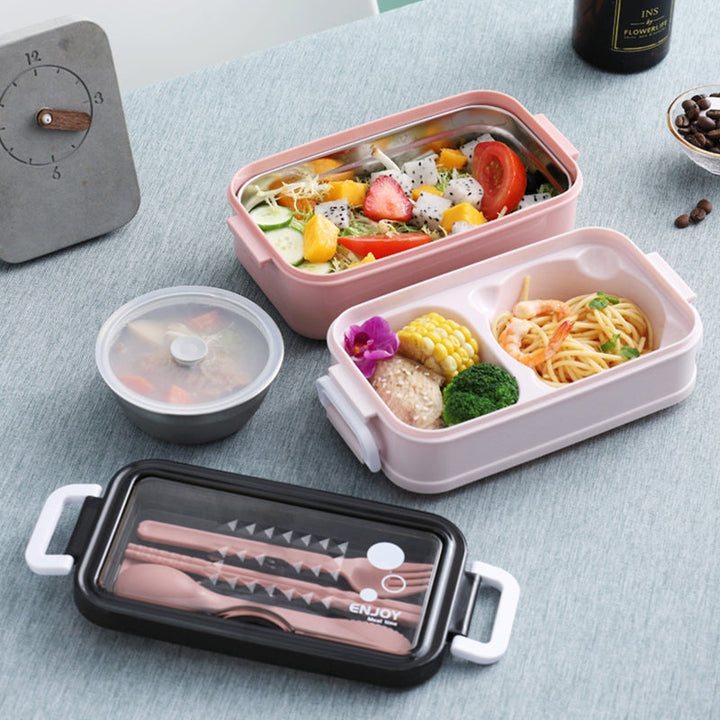 BowLift | Portable Three Stackable Lunchbox