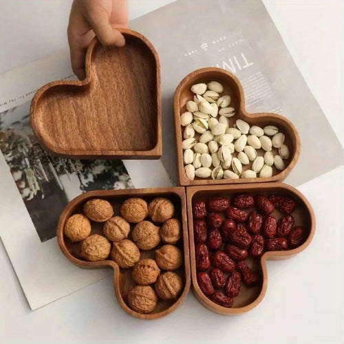 BowLift | Rustic Heart Snack Tray Collection | 4pcs