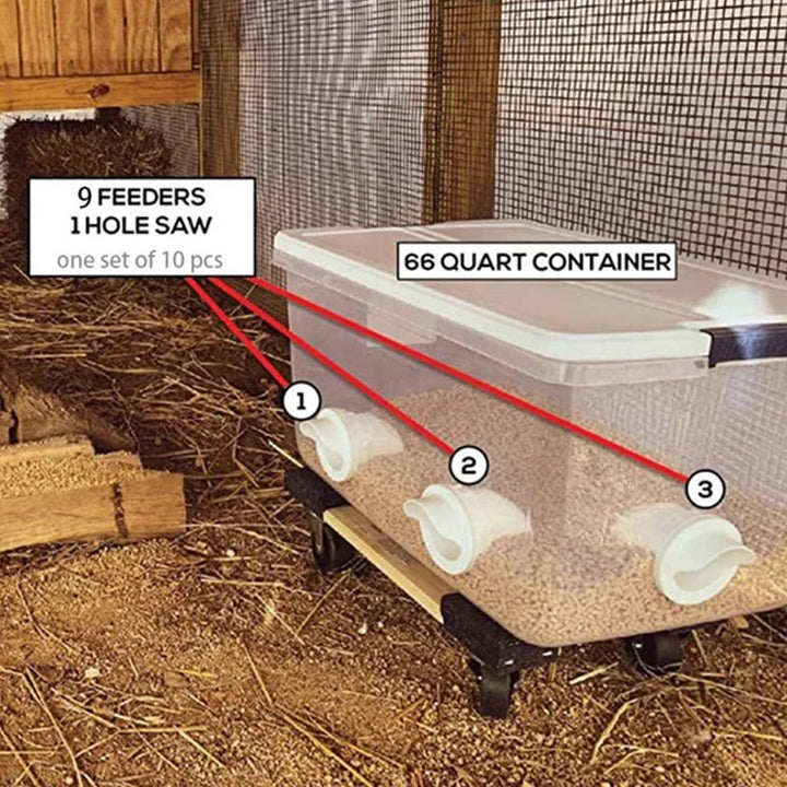 BowLift | Feeding Kit Special Tools For Breeding Chickens Ducks Poultry Accessories