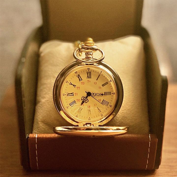 BowLift | To My Son Quartz Pocket Chain Watch