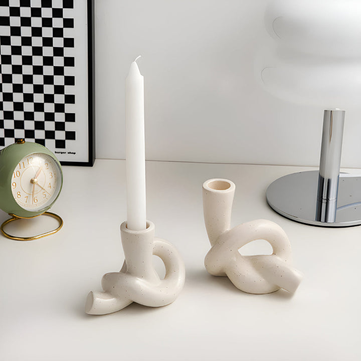 BowLift | Knot Ceramic Candle Holder