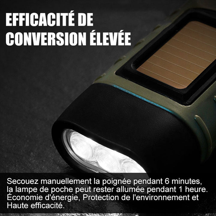 Rechargeable emergency flashlight for outdoor use | Bowlift