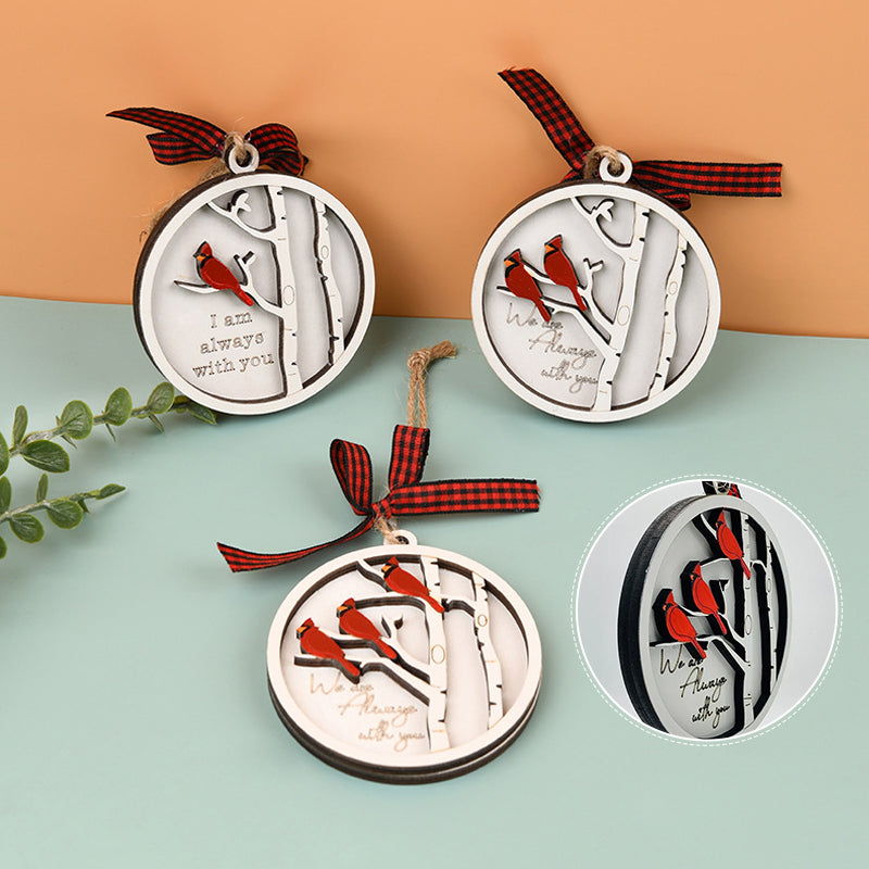 BowLift | Handmade Memorial Ornament with Cardinals