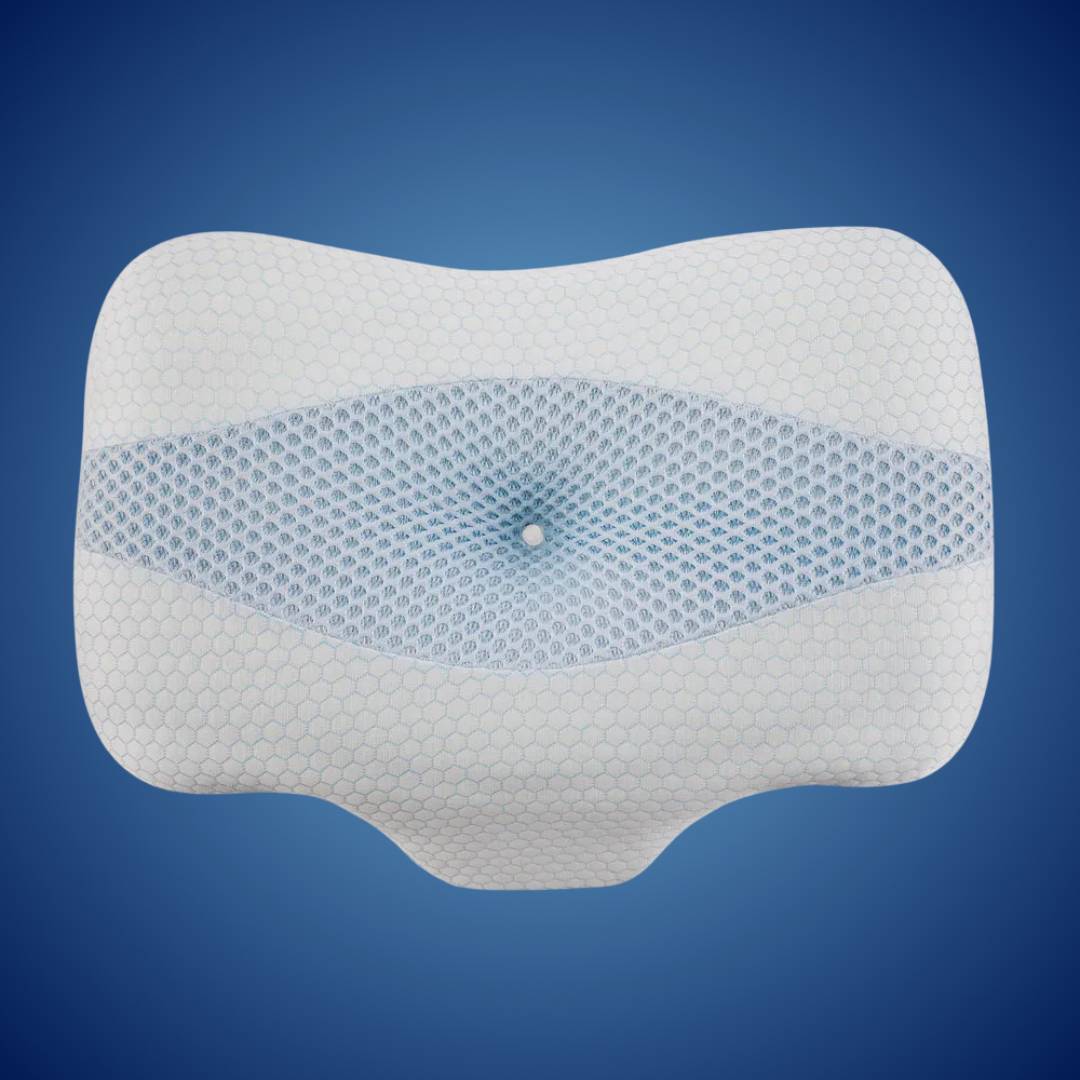RestAlign Neck Pain Orthopedic Pillow | Cervical Cooling Memory Foam Pillow - Neck Pain Relief - Spinal Alignment Support Pillow Bowlift