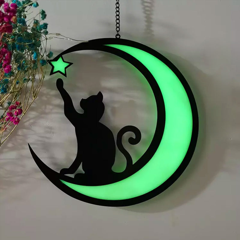 BowLift | Moon Cat Decoration Pendant made of Acrylic