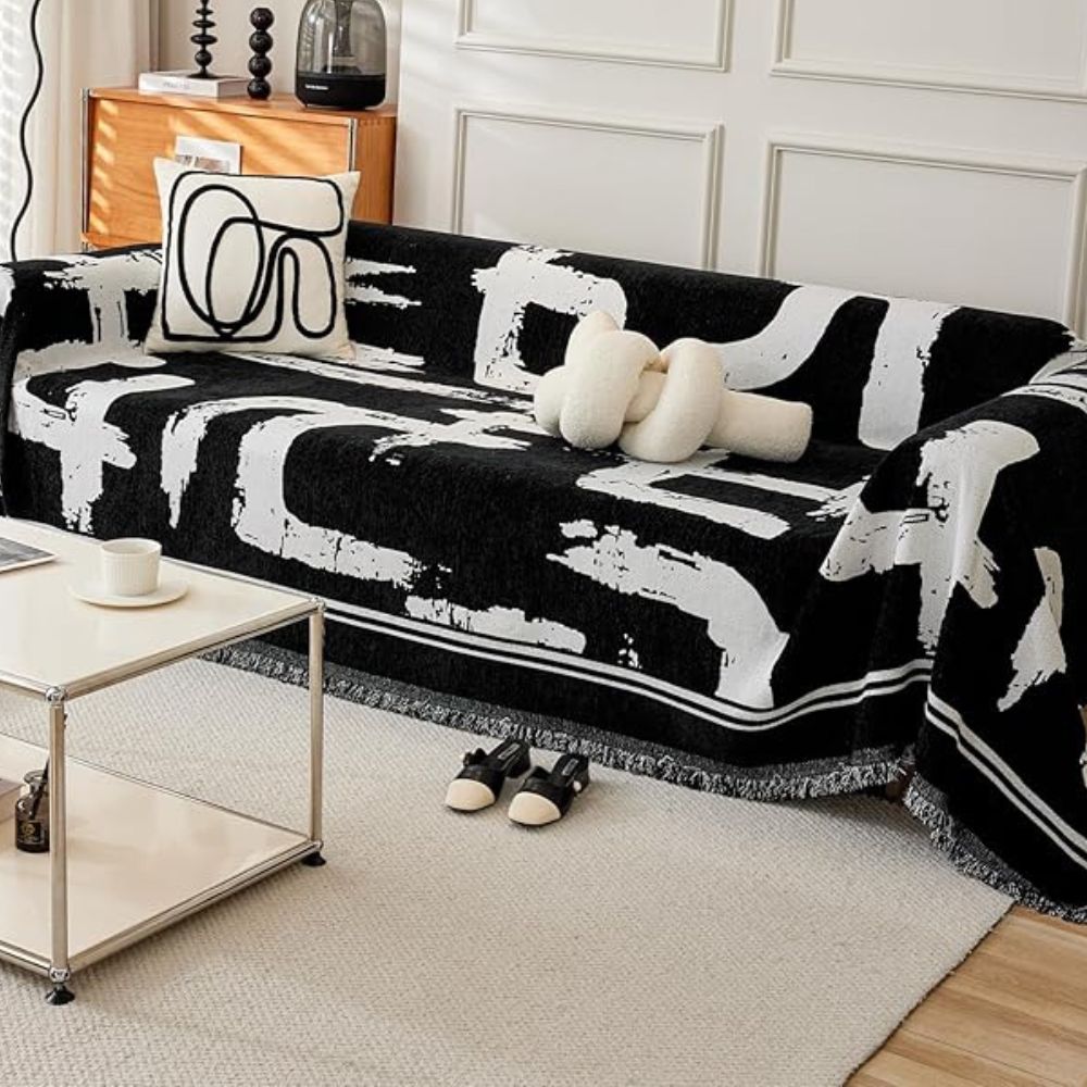 BowLift | Brushstroke Art Sofa Cover