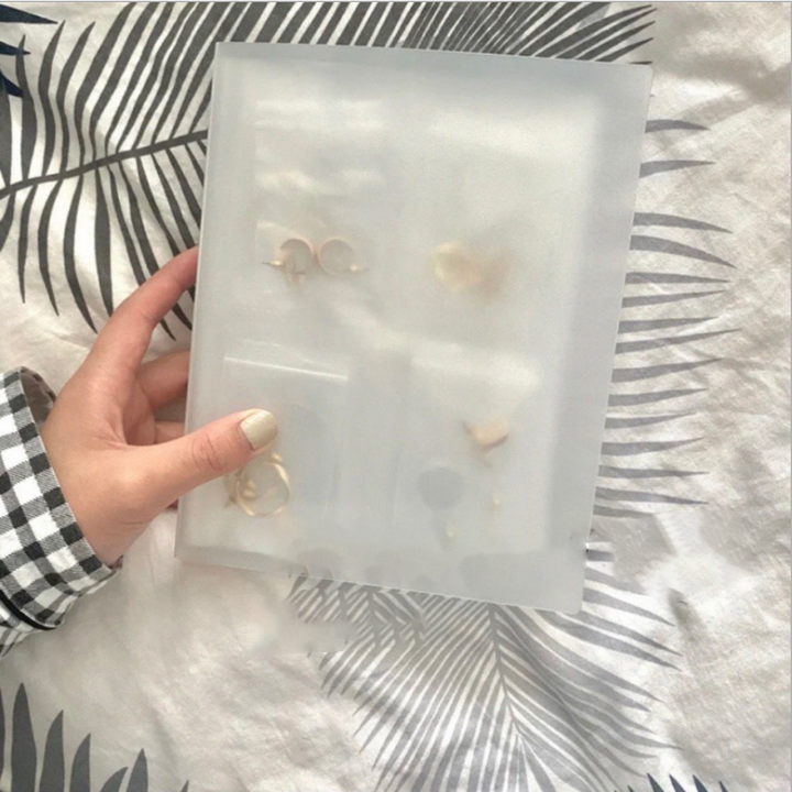 BowLift | Simple transparent jewelry album storage bag