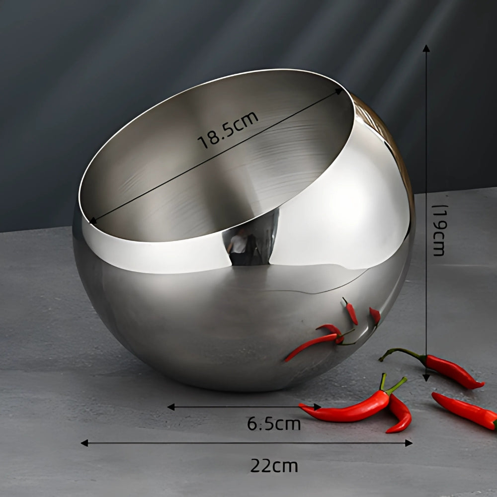 BowLift | Modern Arc Steel Fruit Bowl