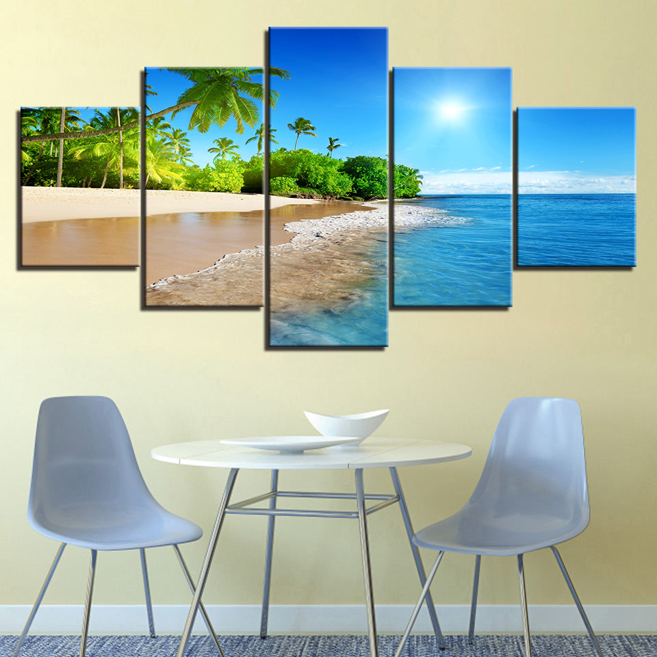 Sunny Beach - Canvas Wall Art Painting | Bowlift