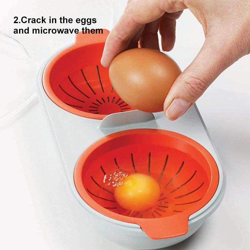 BowLift | Double Microwave Egg Cooker