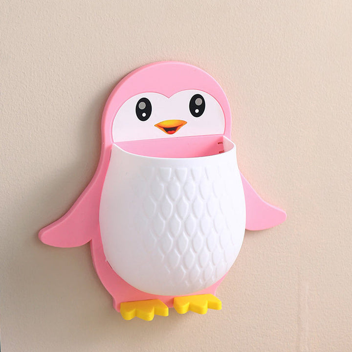 Penguin Shape Wall Mount Phone Holder | Bowlift