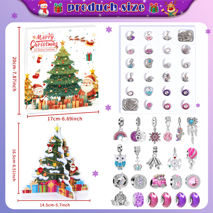 BowLift | Christmas DIY Crystal Santa Blind Box Jewelry