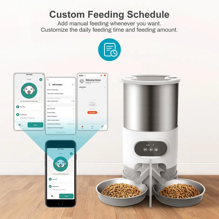 BowLift | 2-Way Splitter Automatic Smart Pet Feeding Station