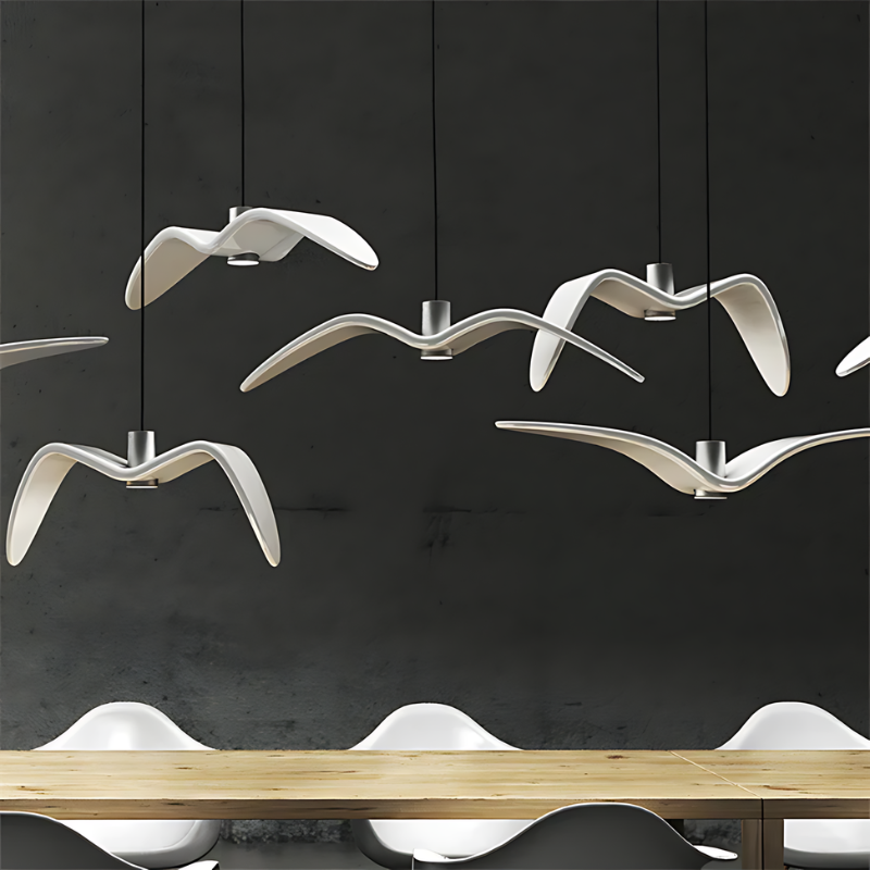 BowLift | Wing-shaped Modern LED Pendant Lamp