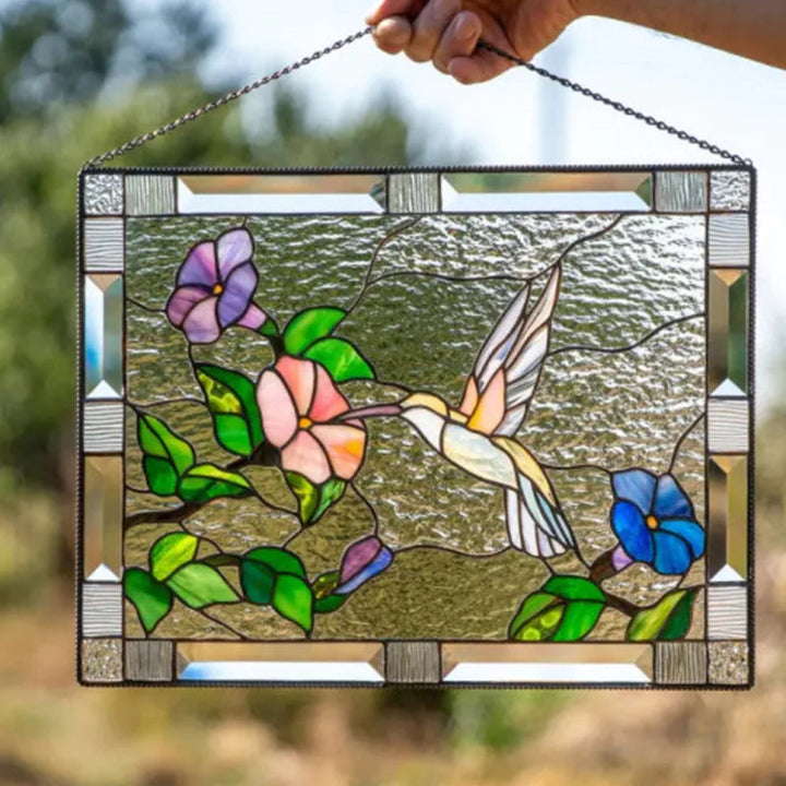 BowLift | Rectangular Bird Pendant Window Decoration