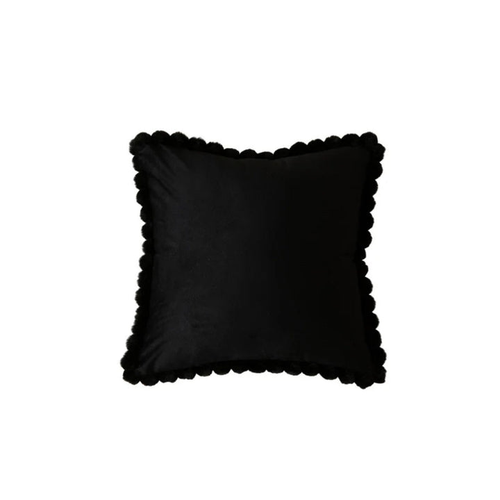 BowLift | Velvet Pom-Pom Trim Cushion Cover