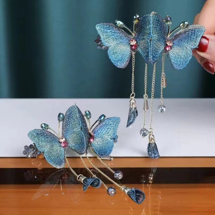 BowLift | Dreamy butterfly hair clip with fringes