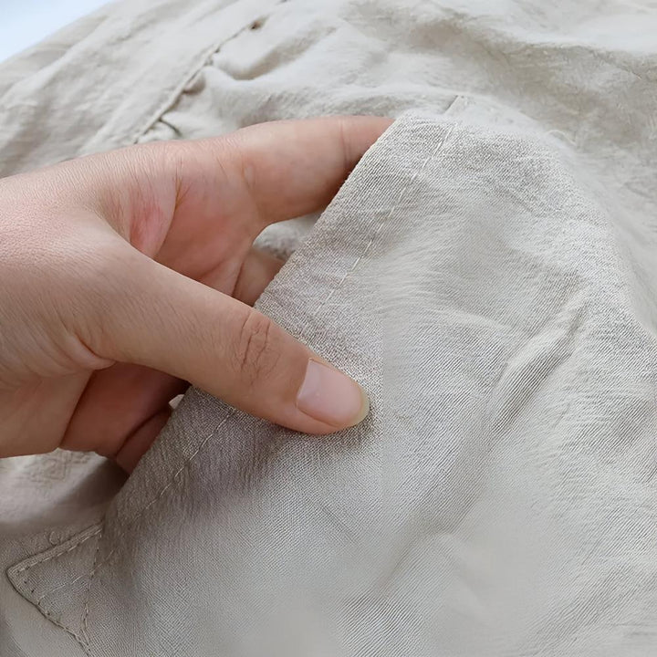 BowLift | Rustic Ruffle Linen Apron