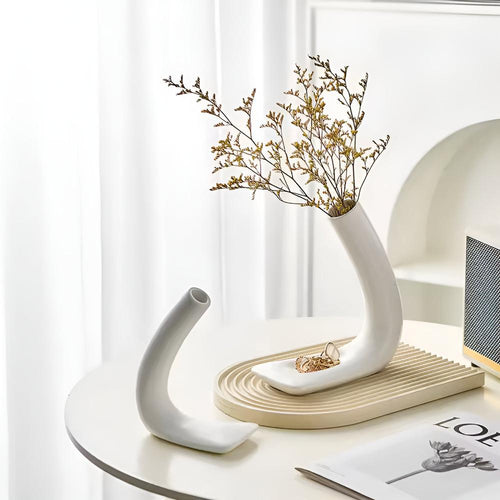 BowLift | Graceful Arch Ceramic Vase Set