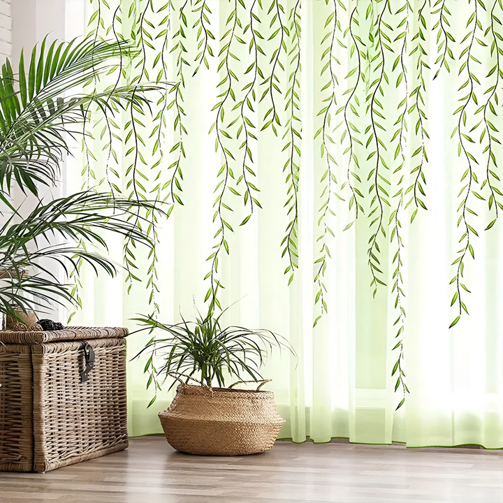 BowLift | Willow Leaf Strip Window Curtains