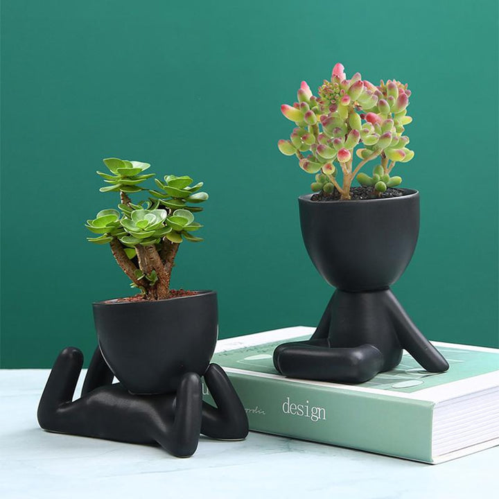 BowLift | Ceramic Figure Pots Ornament